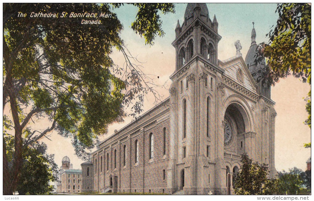 C1900 ST BONIFACE THE CATHEDRAL - Autres & Non Classés