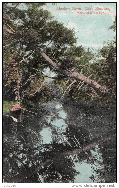 C1900 SHADOW RIVER LAKE ROUSSEAU MUSKOKA LAKES - Autres & Non Classés