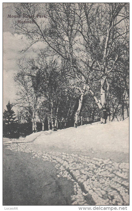 C1900 MONTREAL MOUNT ROYAL PARK - Montreal