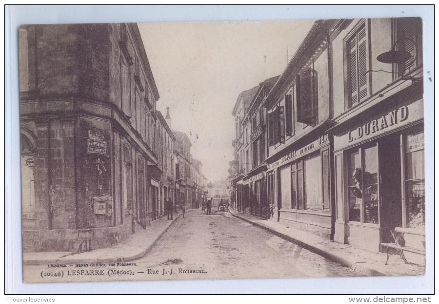 10040. LESPARRE - RUE J. J. ROUSSEAU - Lesparre Medoc