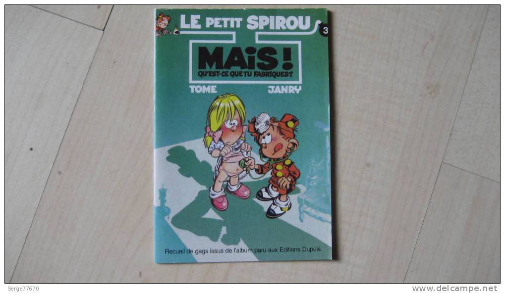 Le Petit Spirou 3 Tome Janry Harry's Pain De Mie Mini Album Dupuis - Advertisement