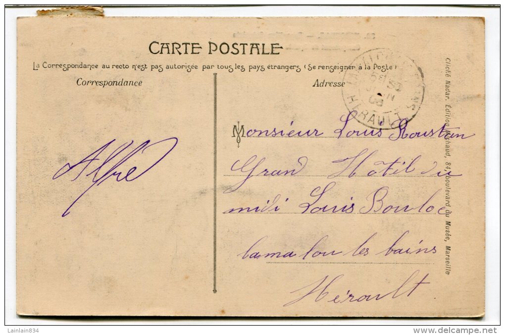 - 30 - MARSEILLE - Exposition Coloniale, Campement De Spahis Algériens, écrite En 1906, TBE, Scans. - Colonial Exhibitions 1906 - 1922