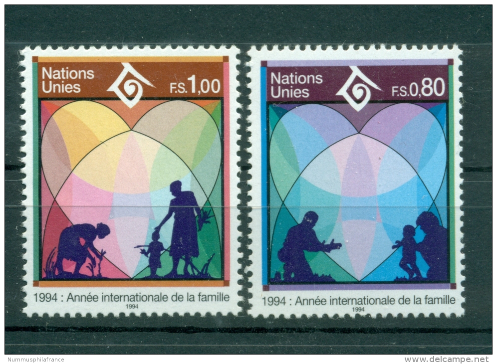 Nations Unies Géneve 1994 - Michel N. 243/44 - "Année Internationale De La Famille" - Ungebraucht