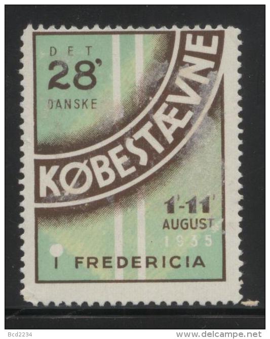 DENMARK 1935 FREDERICIA TRADE EXHIBITION NHM POSTER STAMP CINDERELLA ERINOPHILATELIE - Ungebraucht