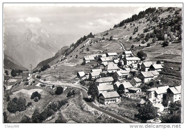 Z 954  CPSM   VALLOIRE VILLAGE DU COL CHEMIN DES TROIS CROIX VUE AERIENNE - Autres & Non Classés