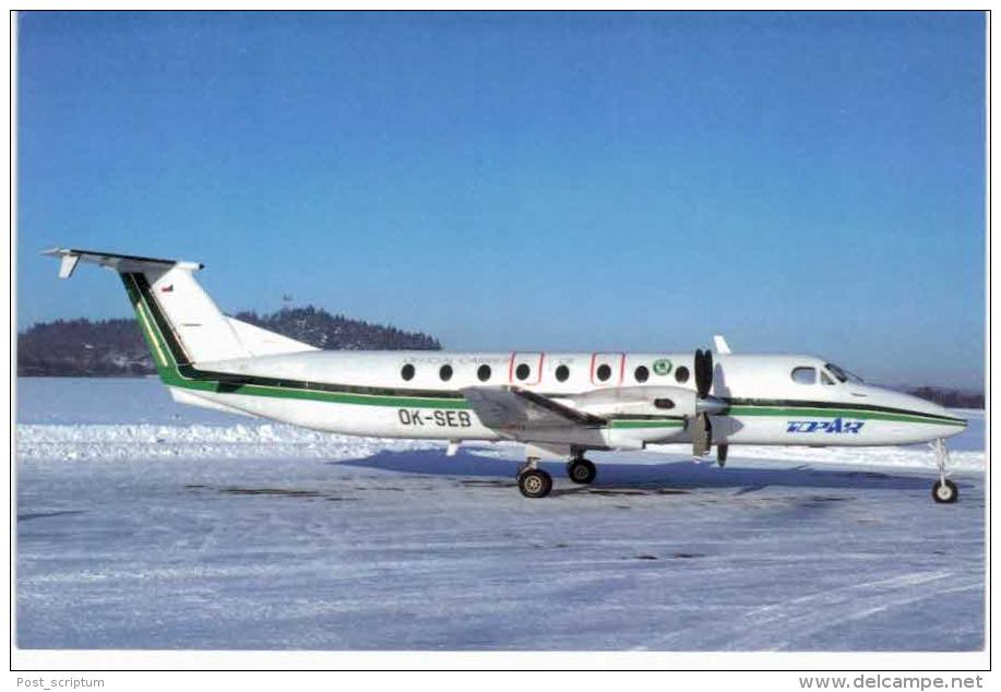 Thème -Transport -  Avion - Air Hobby 12 - Beechcraft 1900C Arliner OK-SEB C/n UB-72 At Karlovy Vary 2/93 - Topar - 1946-....: Moderne