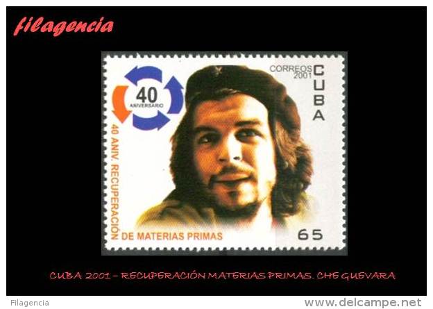 AMERICA. CUBA MINT. 2001 40 ANIVERSARIO MOVIMIENTO DE RECUPERACIÓN DE MATERIAS PRIMAS - Ungebraucht