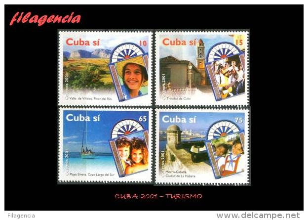 AMERICA. CUBA MINT. 2001 TURISMO. PAISAJES DE CUBA - Neufs