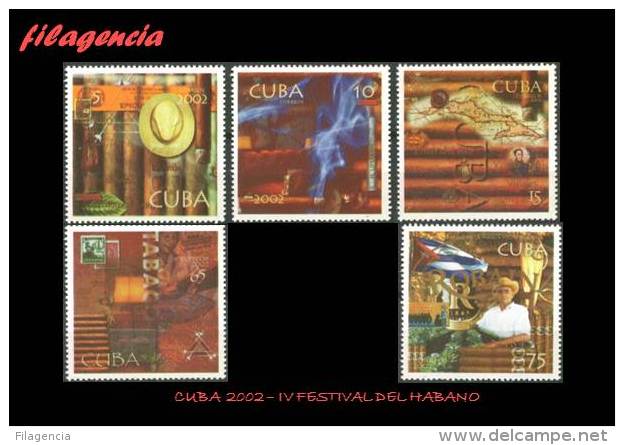 AMERICA. CUBA MINT. 2002 IV FESTIVAL DEL HABANO - Neufs