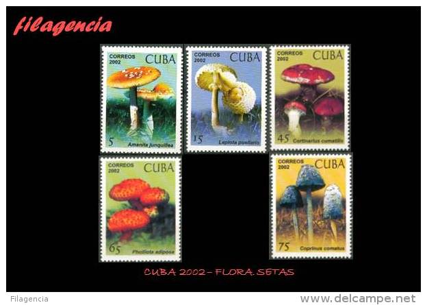 AMERICA. CUBA MINT. 2002 FLORA. SETAS - Unused Stamps