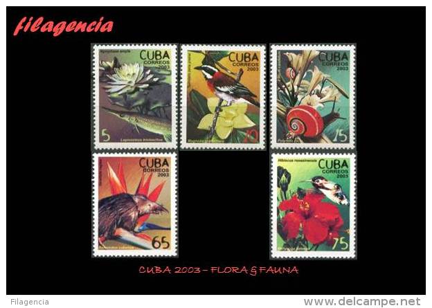 AMERICA. CUBA MINT. 2003 FLORA & FAUNA CUBANAS - Ungebraucht