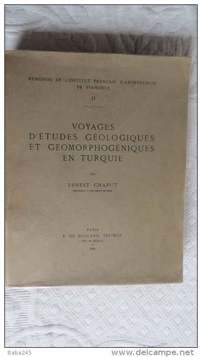 MEMOIRE DE L'INSTITUT FRANCAIS D'ARCHEOLOGIE DE STAMBOUL 1936 REGION ANKARA.. - Archeology