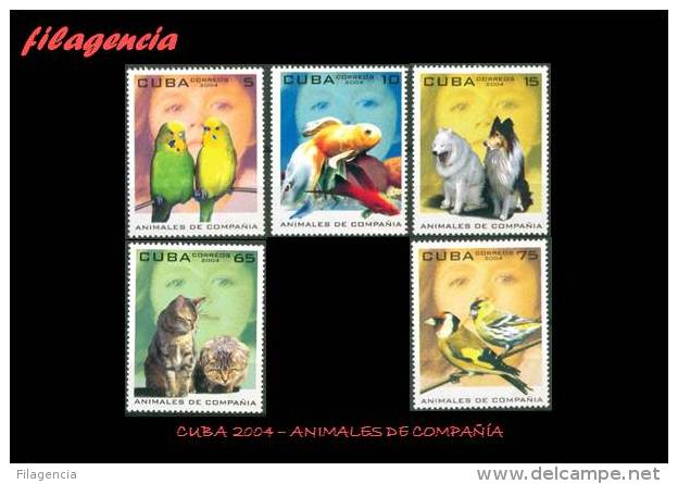 AMERICA. CUBA MINT. 2004 FAUNA. ANIMALES DE COMPAÑÍA - Ongebruikt