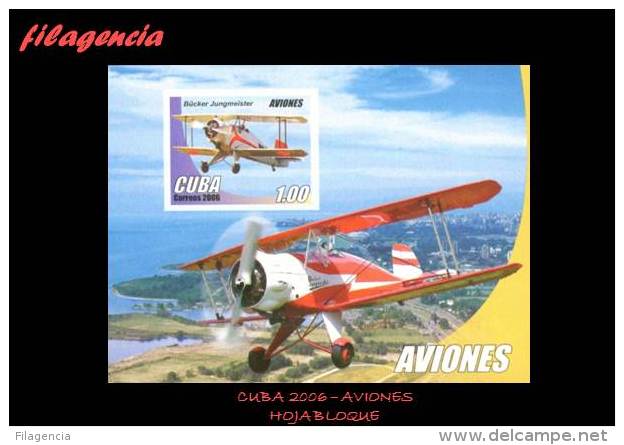 AMERICA. CUBA MINT. 2006 HISTORIA DE LA AVIACIÓN. HOJA BLOQUE - Neufs