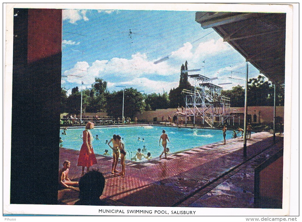 AFR-728   SALISBURY : Municipal Swimming Pool - Zimbabwe