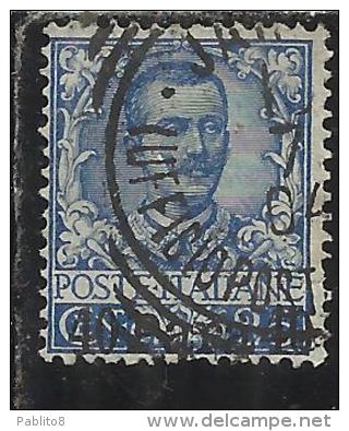 LEVANTE ALBANIA 1902 40 PA SU 25 C SENZA SCRITTA ALBANIA TIMBRATO USED - Albanie