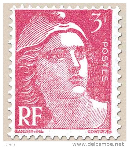 Marianne De Gandon; 3F Rose - France - Année 1945 - N° 716 - Neufs