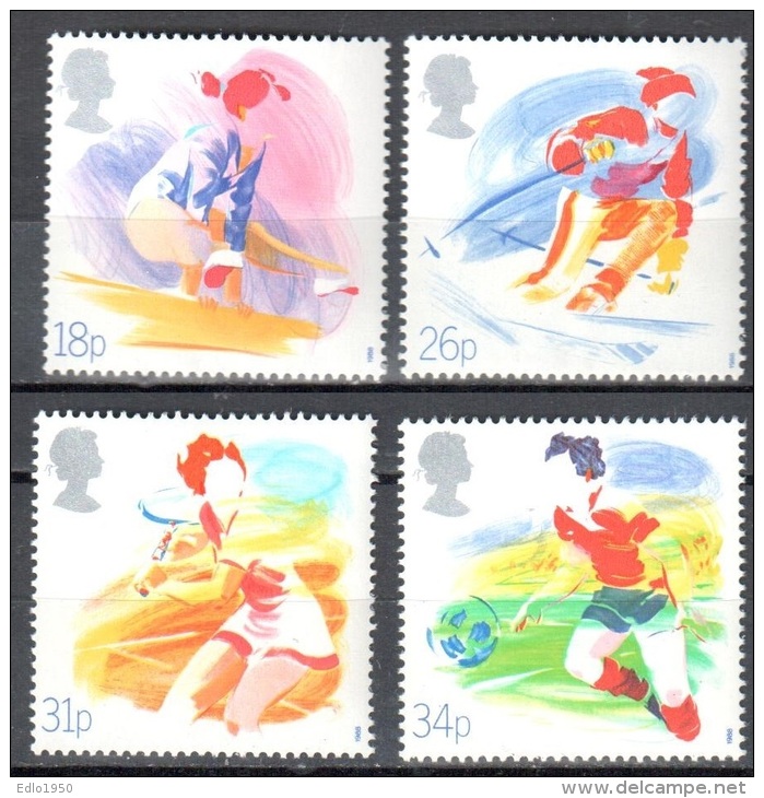 Great Britain 1988 Mi 1143-1146 MNH(**). - Nuevos