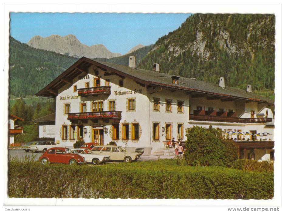 Lofer - Hotel St. Hubertus - 1974 - Autos VW Käfer - Lofer