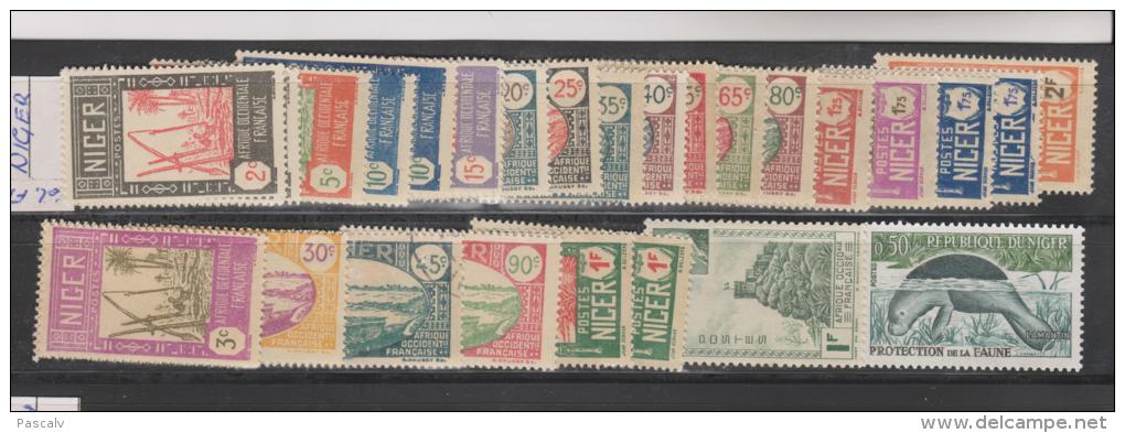 Yvert Entre 29 Et 93 Timbres Neufs Avec Et Sans Charnière + 1 Oblitéré - Unused Stamps