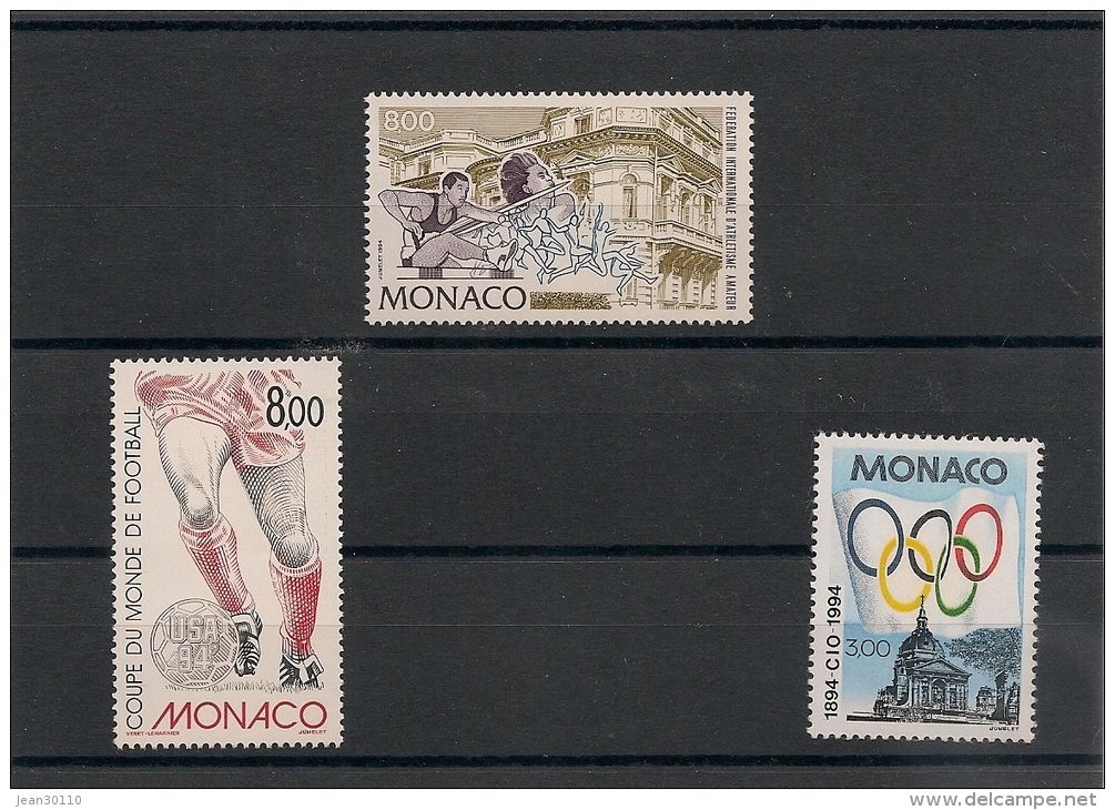 MONACO  Année 1994 Sport N° Y/T : 1937-1940/41** - Neufs