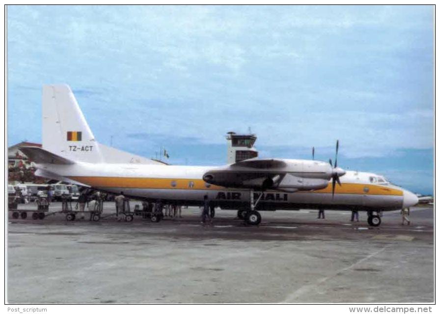 Thème -  Avion - Dexempo - DP 089 - Antonov AN 24B TZ ACT Cn 87304104 Air Mali - Bamako - April 1972 - 1946-....: Era Moderna