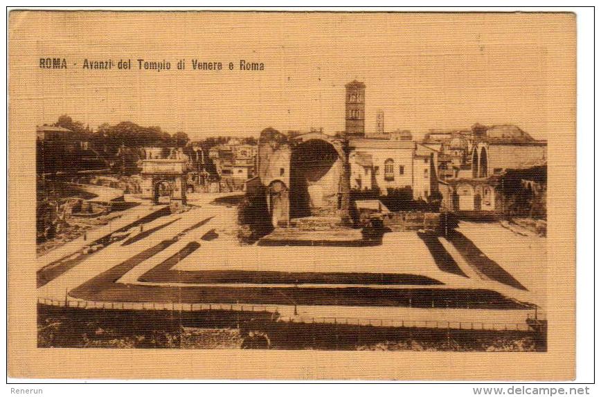 Italie Italia Lazio  ROMA Avanzi Del Tempio Di Venere E Roma 14-5-1910    Ediz 473 Riserv Coop - Altri & Non Classificati