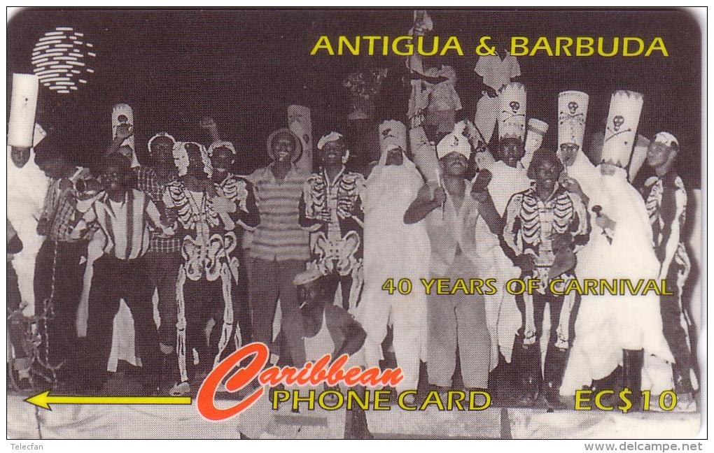 ANTIGUA & BARBUDA 40 ANS CARNAVAL 10$ UT N° 181CATA.... - Antigua En Barbuda