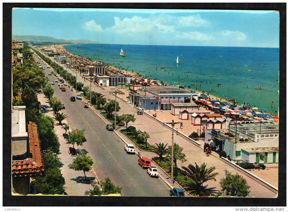 PESCARA - LUNGOMARE ANNI '60 - CON AUTO - Pescara