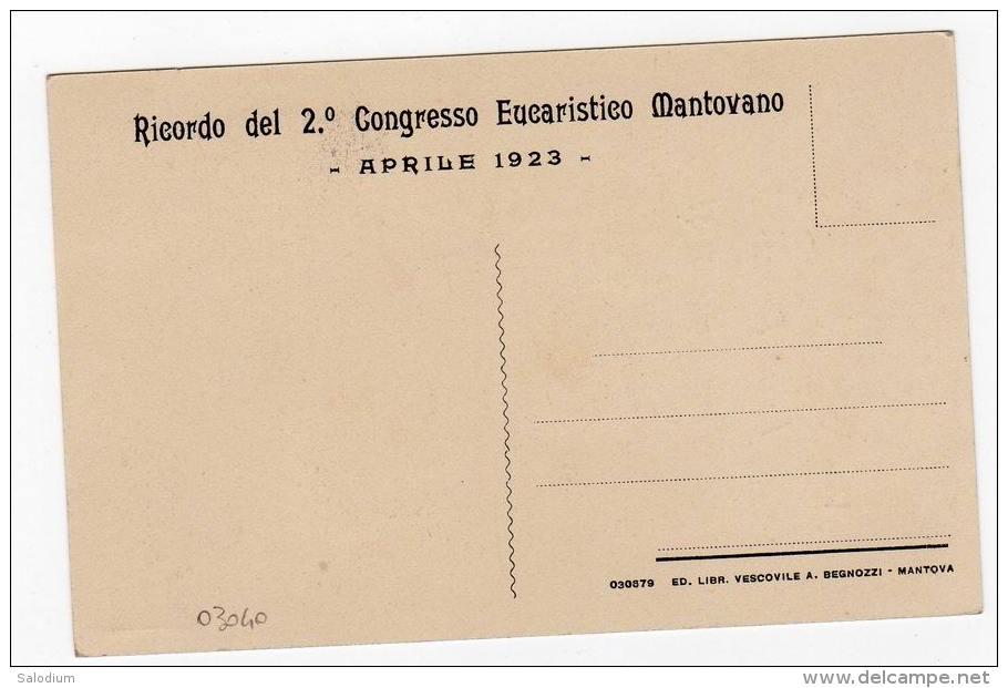 1923 - MANTOVA - 2° Congresso Eucaristico Mantovano - Mantova