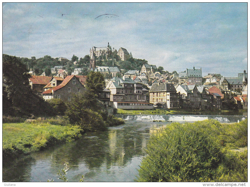 Marburg Mit Scholb-Viaggiata X  Alba(CN) Italia Il 12.9.1975 - Marburg