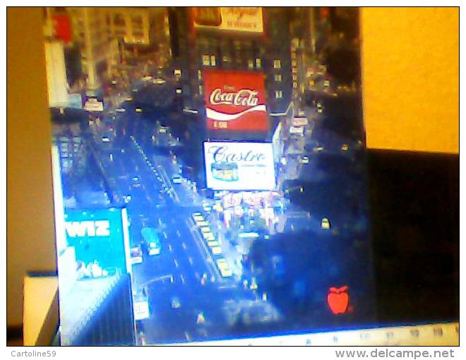 NEW YORK TIME SQUARE BY NIGT  COCA COLA  SONY WHISKY SUNTORY ROYAL VB1883 EI3744 - Time Square