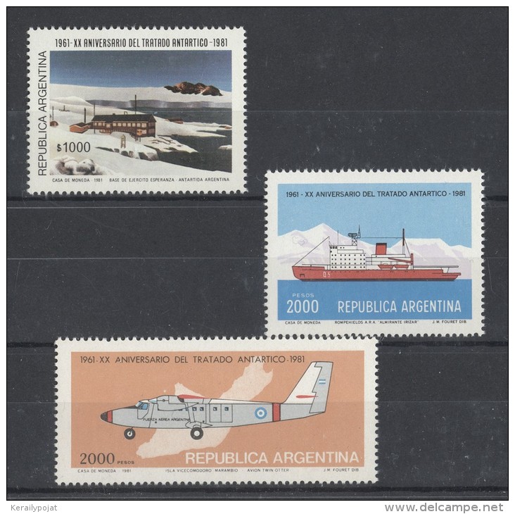 Argentina - 1981 Antarctic Treaty MNH__(TH-1749) - Neufs