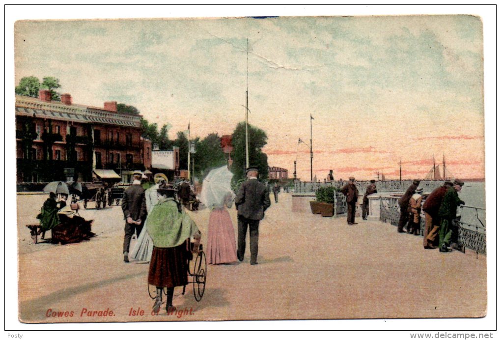 CPA - COWES - I.W - COWES PARADE - Colorisée - Ann 1920s - - Cowes