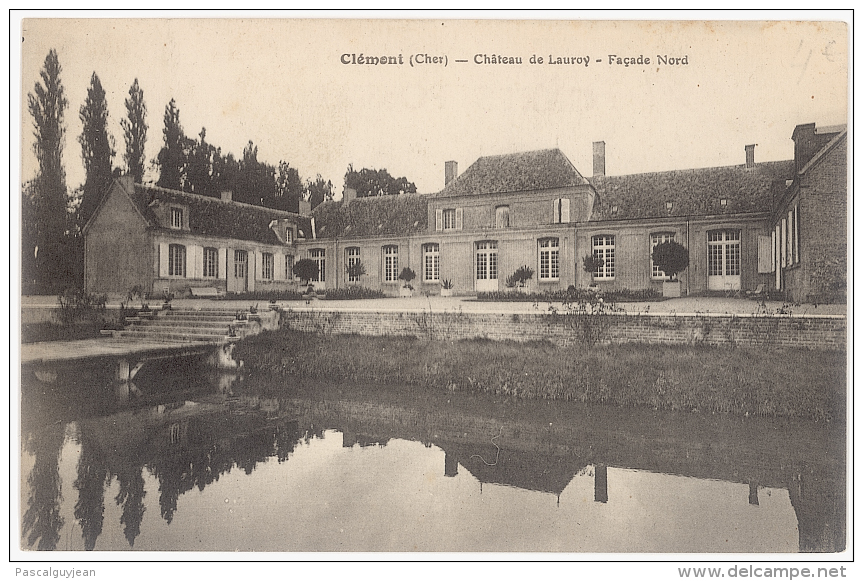 CPA CLEMONT - CHATEAU DE LAUROY - FAÇADE NORD - Clémont