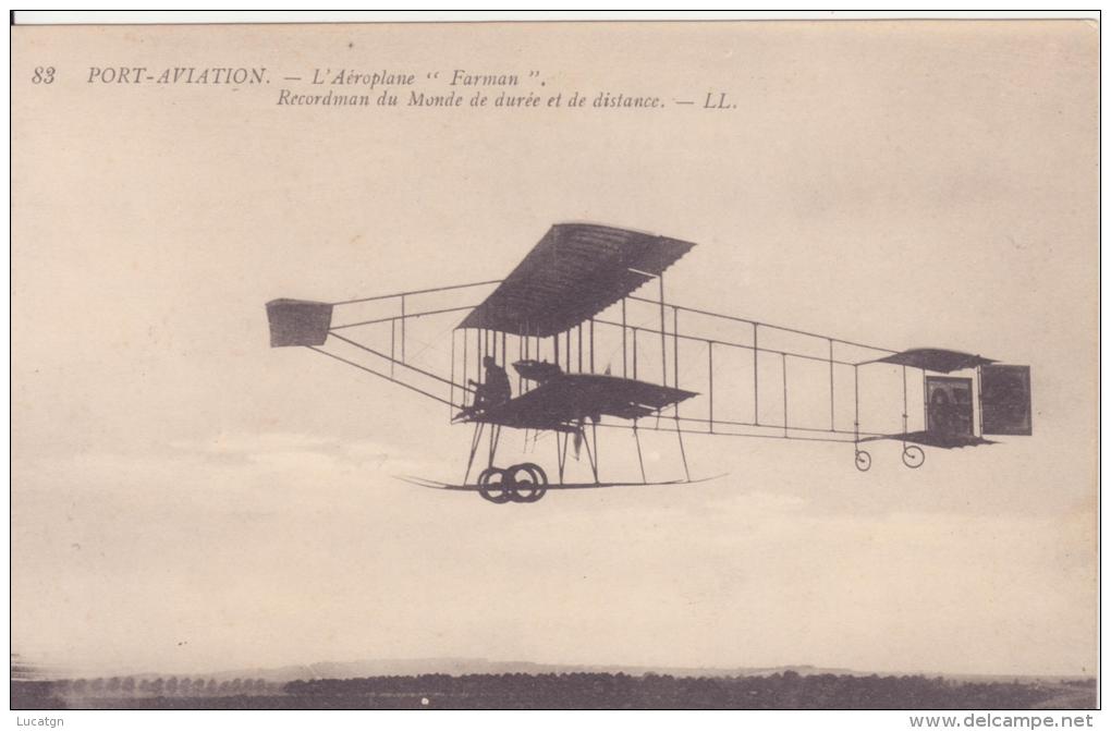 Port-Aviation Aeroplane Farman - ....-1914: Precursori