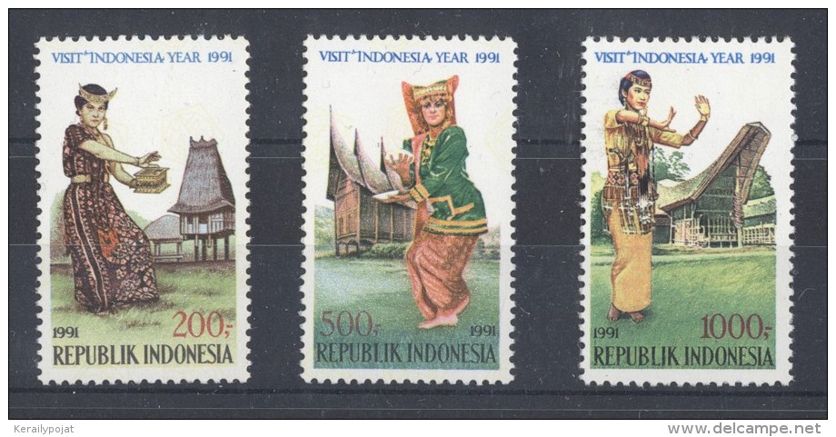 Indonesia - 1991 National Tourism Year MNH__(TH-644) - Indonesië