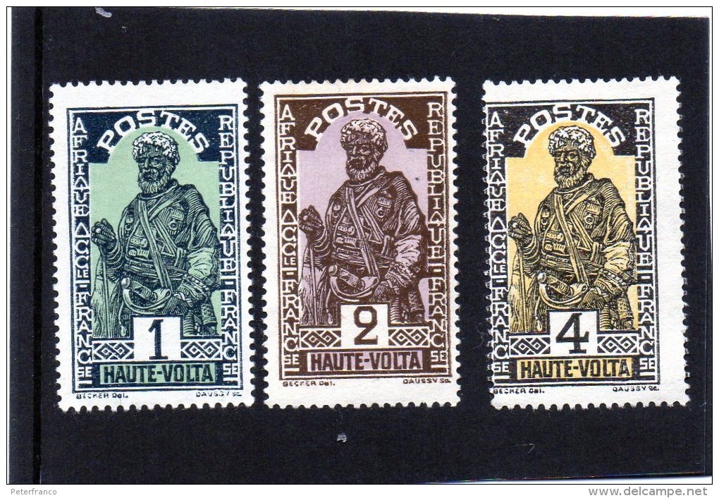 Alto Volta - Guerriero (nuovi Senza Gomma) - Unused Stamps