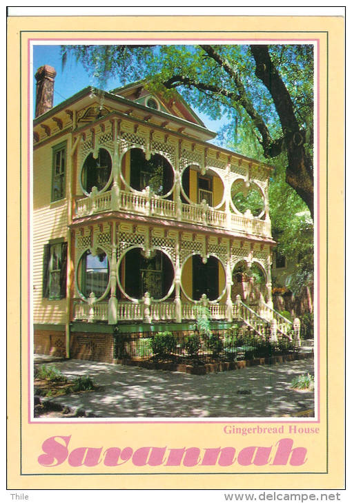 Savannah, Georgia - Gingerbread House - Savannah