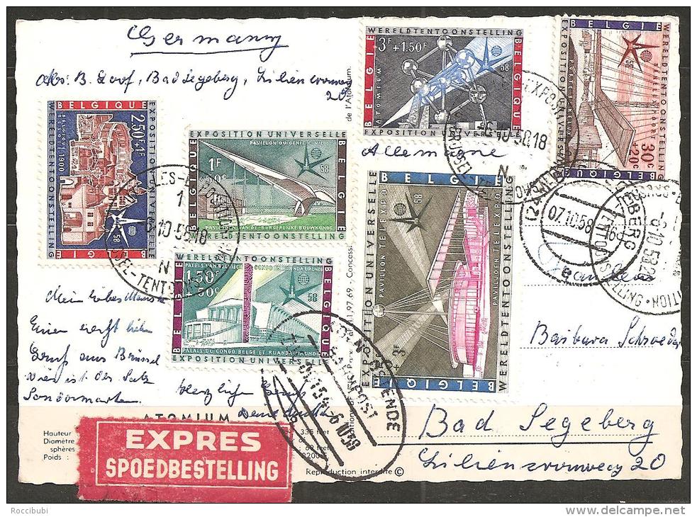 1958 - BELGIEN - HEIMATBELEG - Briefe U. Dokumente