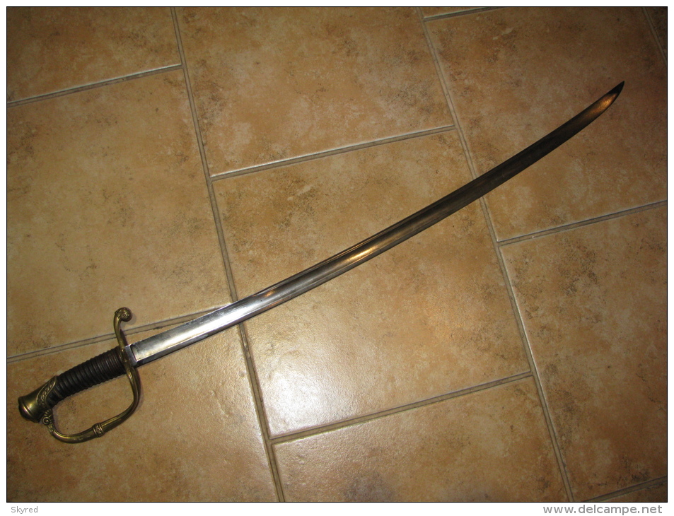 SABRE D ´ OFFICIER D´ INFANTERIE MODELE 1821 - Armes Blanches