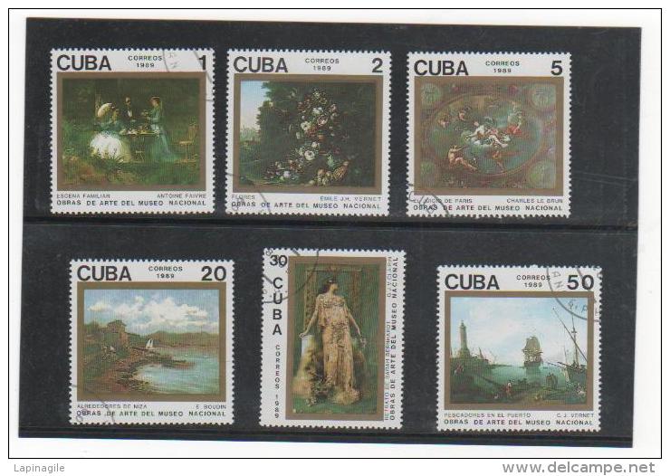 CUBA 1989 YT N° 2982 à 2987 Oblitérés - Usati