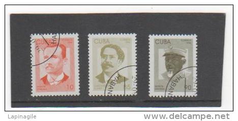 CUBA 1996 YT N° 3539 à 3541 Oblitérés - Oblitérés