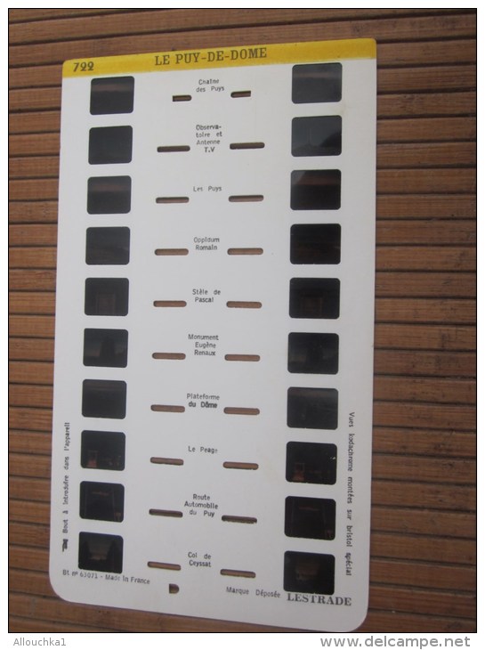 Stéréo Carte Vue Stéréoscopique En Relief Lestrade Vision En 2 Dimensions 2D -l'Auvergne : Le Puy-de-Dôme - Visores Estereoscópicos