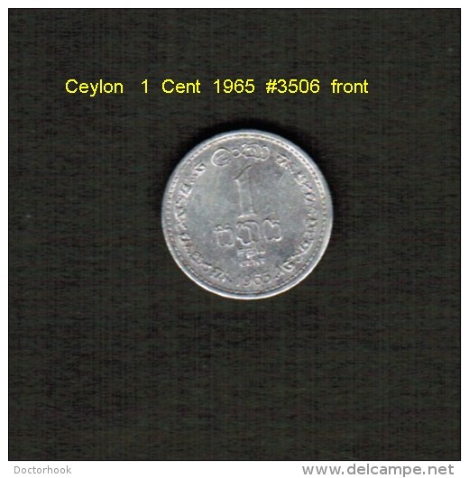 CEYLON    1  CENT   1965  (KM # 127) - Colonies