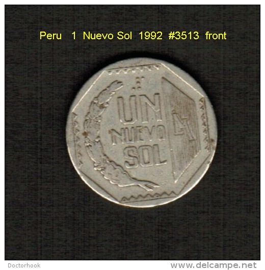 PERU    1  NUEVO SOL  1992  (KM # 308.1) - Perú