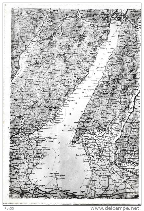 LOMBARDIA -BRESCIA-PADENGHE, FASANO, DESENZANO ECC. LAGO DI GARDA CARTA GEOGRAFICA LOCALE( ANNO XX) - Andere & Zonder Classificatie