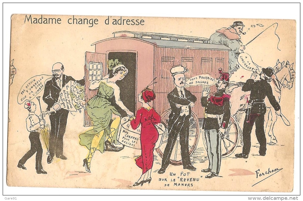 Madame Change D'adresse Signée FERCHAM - Faivre