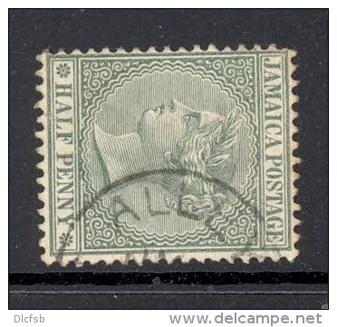 JAMAICA, Postmark &acute;ALLEY&acute;on Q Victoria Stamp - Jamaïque (...-1961)