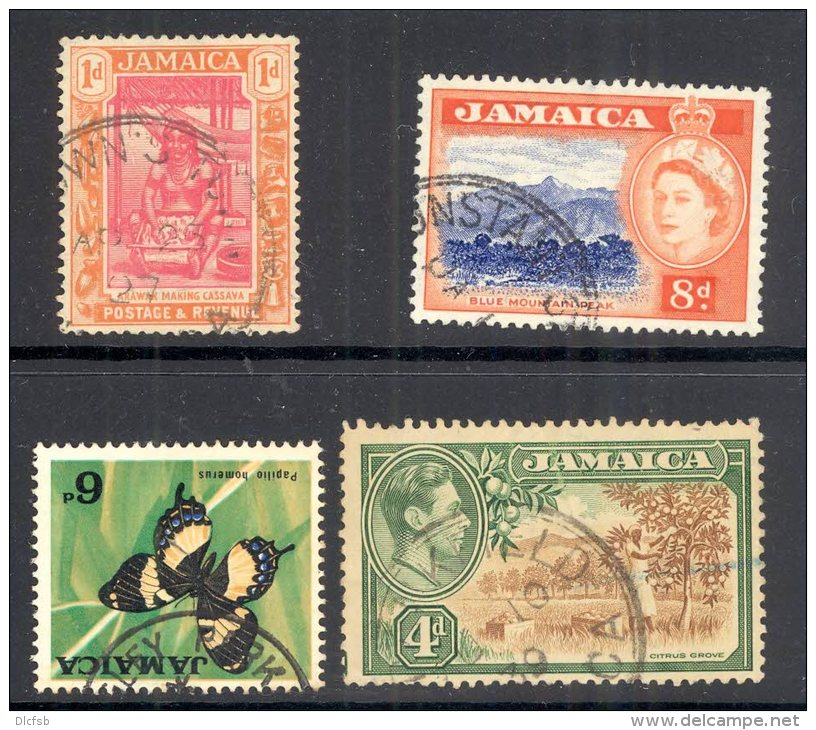 JAMAICA, Postmarks &acute;BROWN'S TOWN, CONSTANT SPRING, HAGLEY PARK, FRANKFIELD&acute; - Jamaïque (...-1961)